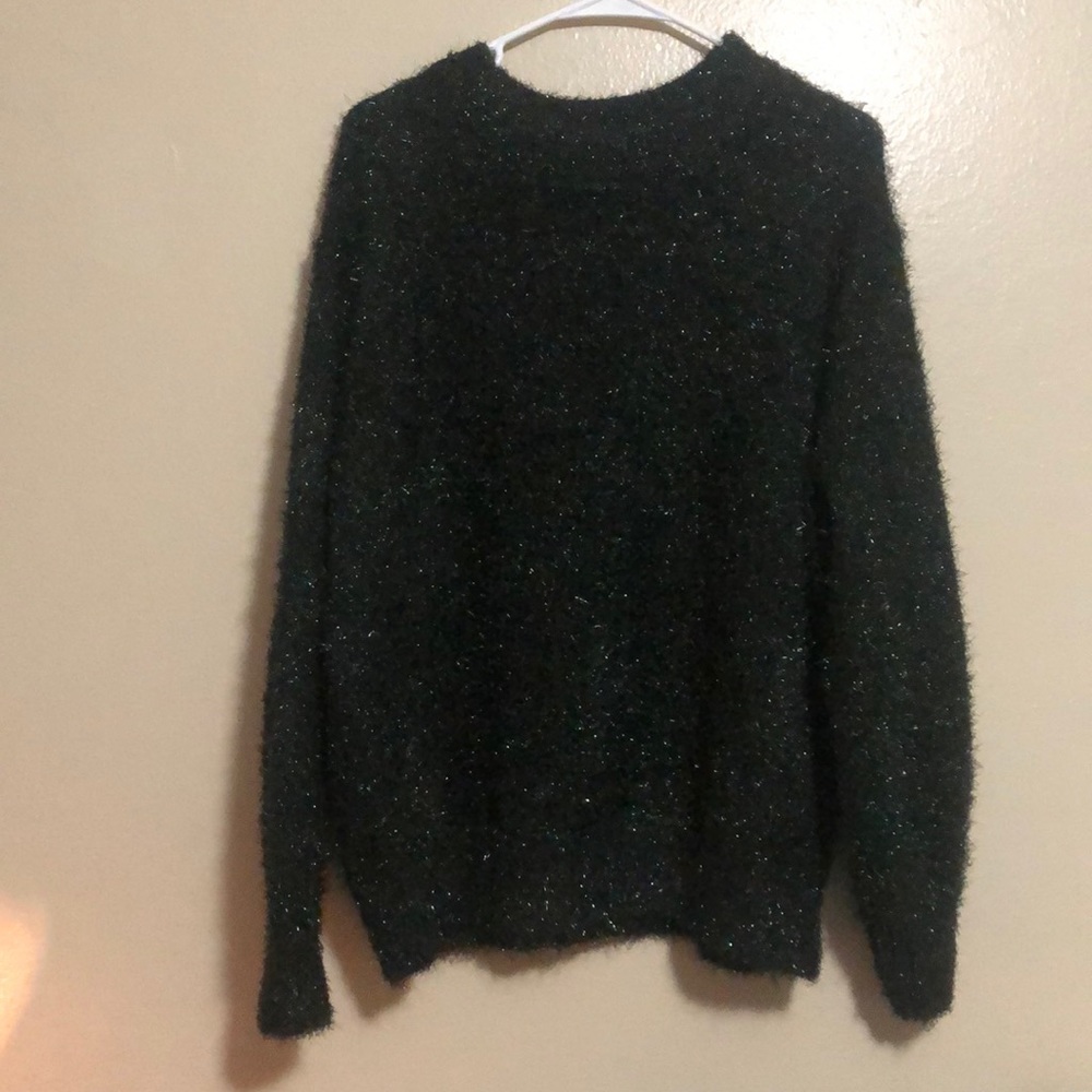 Fuzzy warm sweater